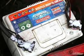 Probably the alternator is overworking or you don't draw enough current from the battery to balance charging and discharging. How To Clean Corroded Car Battery Terminals Car Battery Battery Terminal Auto Repair