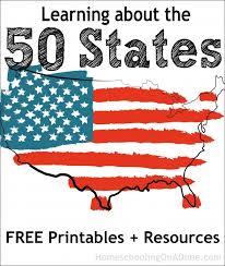 Simply print it, and then challenge your little explorers to see how many state names they can find. Learning About The 50 States Free Printables Resources For State Studies