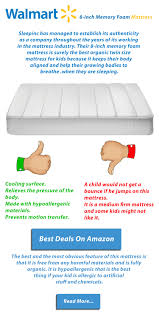 Sleepinc 8 Inch Memory Foam Mattress In 2020 Memory Foam Mattress Twin Mattress Size Mattress