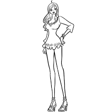 How to Draw Nami Full Body from the Straw Hat Pirates