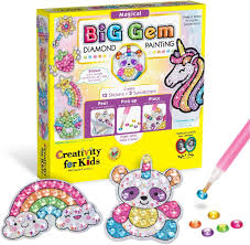 Creativity For Kids Big Gem Diamond Painting Kit Only 10 83 In 2020 Arts And Crafts Kits Craft Activities For Kids Diamond Painting