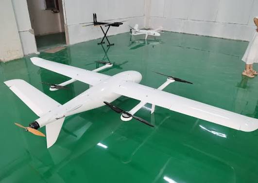 VTOL drone models with 2.5-4.8m wingspan from drone factory