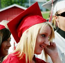 An outdoor graduation for Geneva