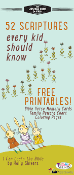 Free Bible Memory Verse Printables Memory Verses For Kids