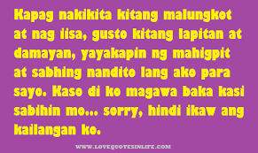 Hugot Love Quotes for Heartbroken - Tagalog | Love Quotes in Life via Relatably.com