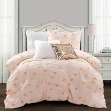 Maybe you would like to learn more about one of these? Lush Decor Distressed Metallic Heart Print Comforter Sham Set Target