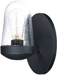Some consumers choose outdoor lighting strictly for design, while others want lighting for security. Maxim 30011cdbk Lido Modern Black Outdoor Wall Sconce Lighting Max 30011cdbk