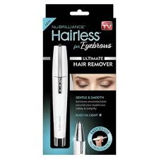 Grey hair eyebrow color grey hair eyebrows grey hair and makeup dark eyebrows how to color eyebrows hair makeup perfect eyebrows makeup tips grey hair old. As Seen On Tv Nubrilliance Hairless For Eyebrows Ultimate Hair Remover White