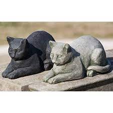 Campania International Mischief The Cat Cast Stone Garden Statue A 321 Al Campania International Animal Sculptures Cat Statue Animal Statues