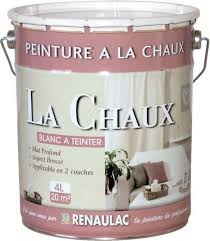 Peinture A La Chaux Mat Profond 4 L Renaulac Peinture A La Chaux Chaux Peinture