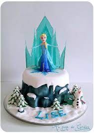 Figurine en plastique à l'éffigie de olaf idéal pour la décoration d'un gâteau d'anniversaire sur le thème la reine des neiges 2dimensions : Gateau Reine Des Neiges Tutoriel Au Pays De Candice