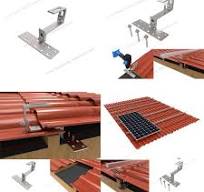 Solar roof mounting kits with tile brackets,bottom mounted ...