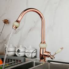 So, you are in the market for a gold kitchen faucet. Deck Mounted Rose Gold Kitchen Sink Pull Out Spray Mixer Swivel Brass Faucet Tap Ebay