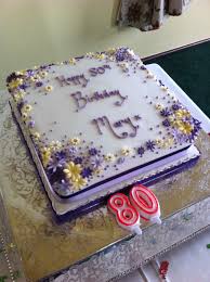 Square 40th Birthday Cakes For Ladies Pin By Kathy Montagna On Birthday Cakes 80 Birthday Cake Birthday Sheet Cakes 60th Birthday Cakes