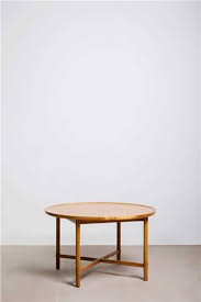Cherry coffee tables are splendidly elegant and durable. Jacobsen Vagn Model 100 Round Coffee Table Circa 1980s Mutualart