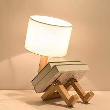 Led light average service life: Modern Robot Wooden Table Lamps Living Room Fabric Wood Flexible Folding Desk Lamp Bedroom Indoor Study Kids Led Stand Lights Desk Lamps Aliexpress