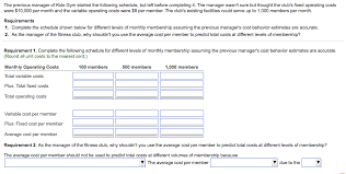 The amount you'll pay each month in order to remain covered. The Previous Manager Of Kids Gym Started The Chegg Com