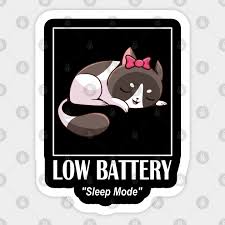 Make brooklyn 99 set the bar too low memes or upload your own images to make custom memes. Low Battery Cat Funny Meme Memes Cat Memes Aufkleber Teepublic De