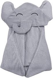 Amazon Com Premium Bamboo Baby Bath Towel Ultra Soft Organic Hypoallergenic Baby Hooded Towels For Babies Newborn Essential Cute Grey Little Elephant Perfect Baby Registry Gifts For Boy Girl Everything Else