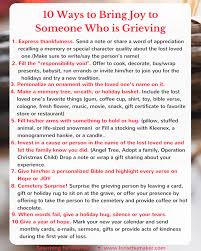 10 Ways To Bring Joy To Someone Who Is Grieving Lori Schumaker Grieve Grieving Friend Grief Counseling