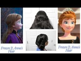 Get a virtual makeover on stylecaster with celebrity hairstyles, makeup & accessories! Anna S Hair From Frozen 2 Two Different Hairstyles Youtube Anna Hair Hair Styles Different Hairstyles