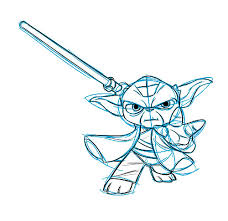 Lightsaber drawing easy club penguin lightsaber 2152x2732 png download. How To Draw Yoda K Zone