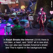 The questions are presented and then the answers are presented right below them. Geek Facts On Instagram Cont D From Ralph Breaks The Internet â„¹ My Take Make No Mistake This Is Probably A Marvel Superheroes Marvel Funny Marvel Memes
