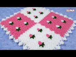 Hem Kolay Hem Cok Sik Gul Motifli Mozaik Kare Lif Modeli Yapimi Benim Tasarimim Youtube 2020 Baby Knitting Patterns Tig Isi Sablonu Tig Isleri