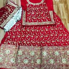 Bridel Posak In 2020 Rajputi Dress Dress Indian Style Red Wedding Lehenga