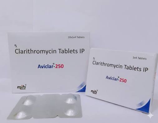 Clarithromycin 250 Mg Tablets (Box of 10x1x4) at ₹ 1027.50/box in Panchkula | ID: 2857833821862