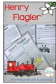 Bring Henry Flagler And Florida History Into Your Reading Block With These Informatio History Worksheets Social Studies Worksheets History Interactive Notebook