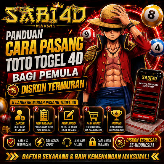 SABI4D: Panduan Cara Pasang Toto Togel 4D Bagi Pemula Diskon Termurah