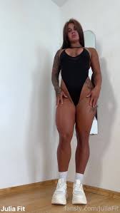 JuliaFit - Long-Legged Beauty in Bodysuit Gets Fucke...
