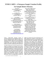 Puoi convertire euros in altre valute diverse con il modulo nella barra laterale destra. Pdf Euro Cares A European Sample Curation Facility For Sample Return Missions