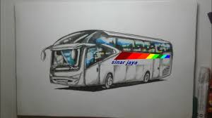 Maybe you would like to learn more about one of these? Menggambar Bus Sinarjaya Youtube
