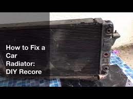 How To Fix A Radiator Leak Diy Radiator Recore Radiator Leak Radiator Repair Car Radiator