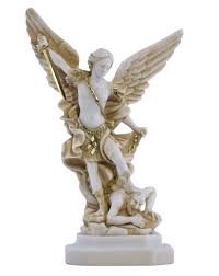 Maybe you would like to learn more about one of these? Saint St Michael Archangel Defeated Lucifer Greek Statue Sculpture Figure