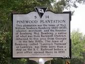 Pinewood Plantation Historical Marker
