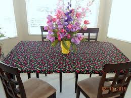 Custom Fitted Stay Put Kitchen Table Cover For A 36 X 60 3 X 5 Cherry Print Tablecloth Table Covers Kitchen Table Table Cloth
