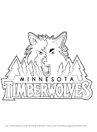 What streaming services have fox sports north? Learn How To Draw Minnesota Timberwolves Logo Nba Step By Step Drawing Tutorials
