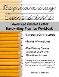 Beginning Cursive Lowercase Cursive Letter Handwriting Practice Workbook