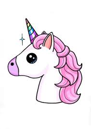 Unicorn Head Coloring Page Youngandtae Com Cute Drawings Kawaii Drawings Unicorn Drawing