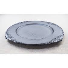 We did not find results for: Wholesale Vintage Antique Embossed Dark Grey Charger Plate