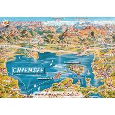 Check spelling or type a new query. Ansichtskarten Maps Landkarten Chiemsee Map Postkarte Schoning Verlag