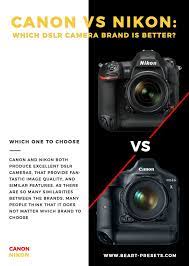 Canon Vs Nikon Which Dslr Camera Brand Is Better Canon Dslr Camera Canon Camera Dslr Photography Tips