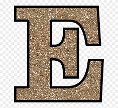 Free Digital Printable Alphabet To Download Letter E Gold Glitter Hd Png Download 640x688 1631916 Pngfind