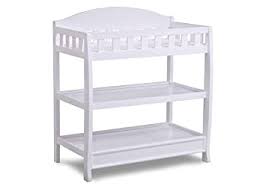 Amazon Com Delta Children Infant Changing Table With Pad White Baby