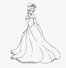 Maybe you would like to learn more about one of these? Princess Tiana Coloring Pages Easy Disney Princesses Drawing Free Transparent Png Download Pngkey