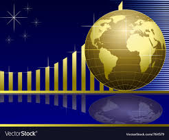 golden globe with chart