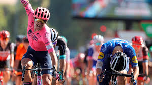 21 stages, three weeks of competition between august and september, and more than 3,000 km covering the spanish geography, and from other countries such as andorra, belgium, fran Cort Nielsen Gana Al Sprint La 12Âº Etapa De La Vuelta A Espana En Un Dia Tranquilo Para El Grupo De Favoritos